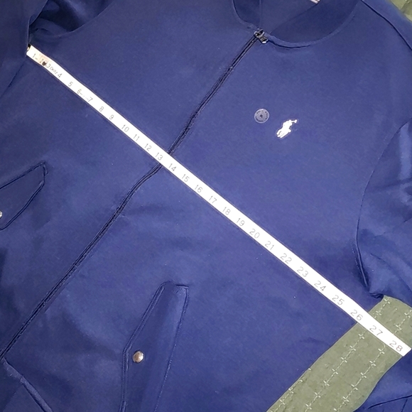 NWT Men's Polo Ralph Lauren Double Knit full zip Bomber Jacket - Picture 6 of 7